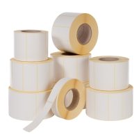 MATT papír címke - visszaszedhető ragasztó