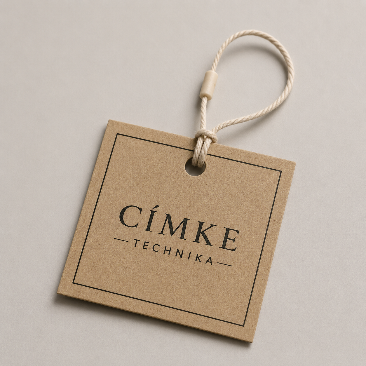 FÜGGŐ CÍMKE - PRÉMIUM KRAFT KÁRTYÁK