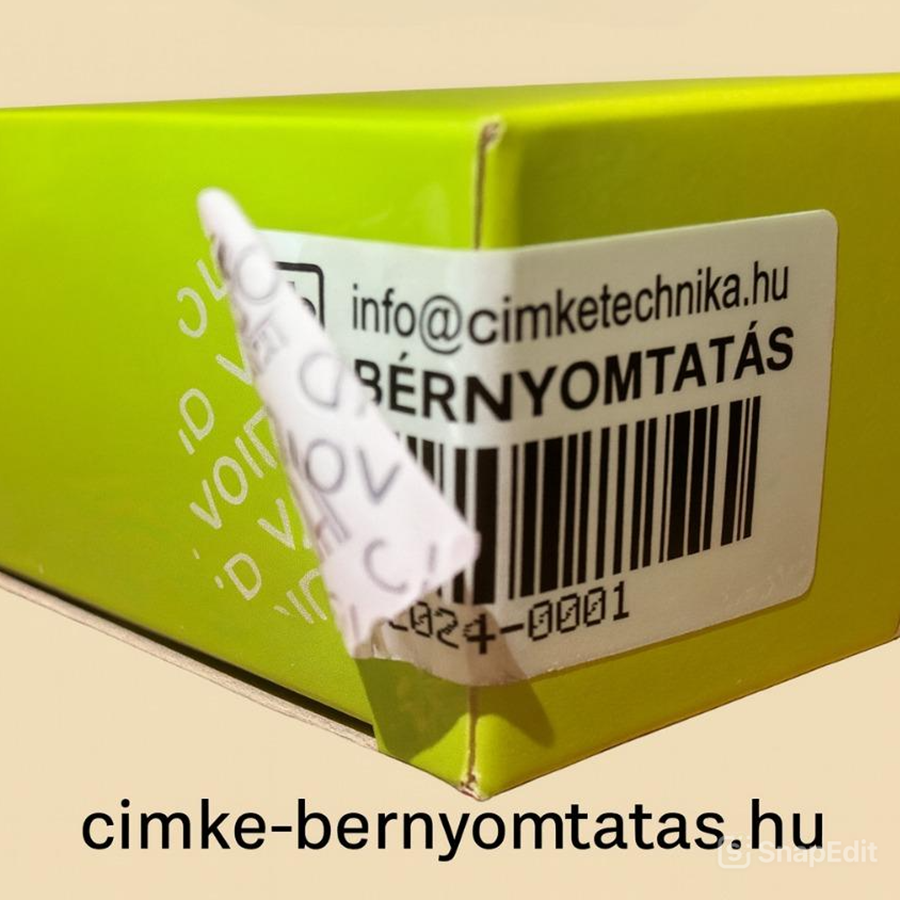 VOID BIZTONSÁGI ÖNTAPADÓS CÍMKE